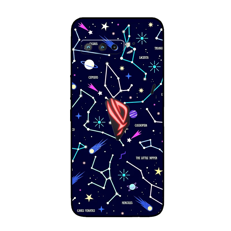 Funda de silicona suave a prueba de golpes para ASUS ROG Phone 3 ZS661KS, carcasa trasera de TPU para Asus ROG 5 ZS673KS, fundas de teléfono ROG3, dibujos animados bonitos - imagen 2
