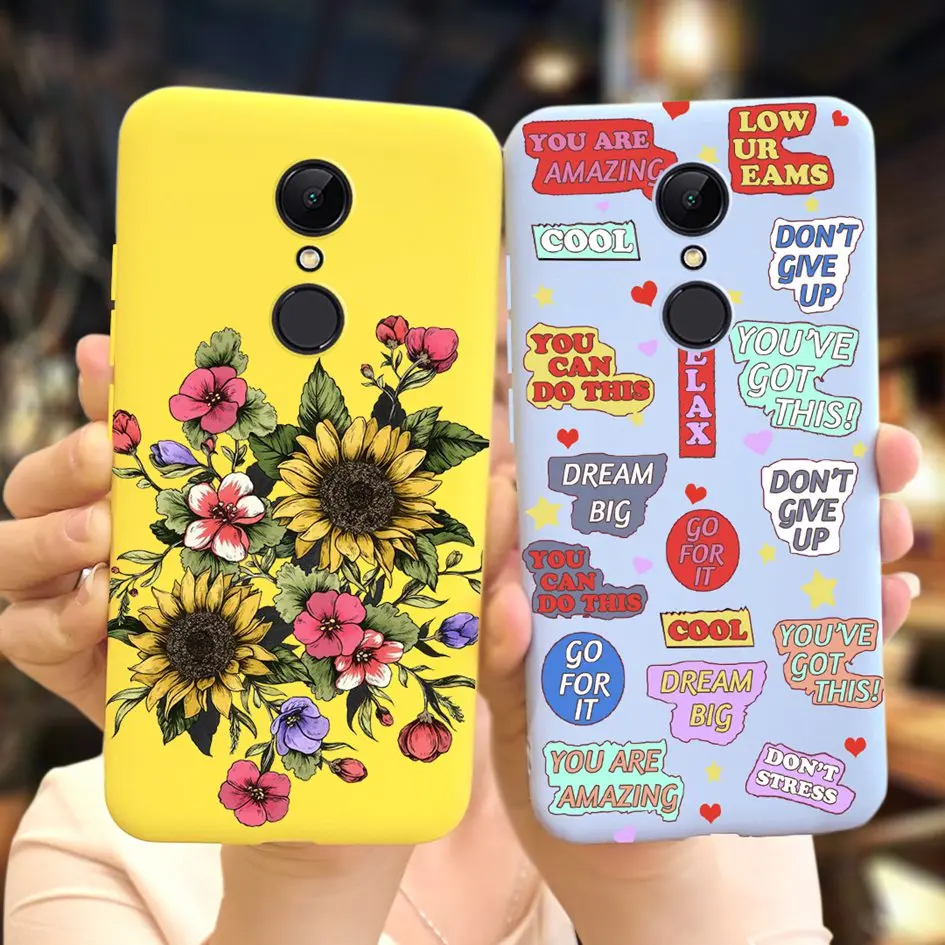 Funda suave para Xiaomi Redmi 5 Plus, carcasa bonita pintada con mariposas - imagen 3