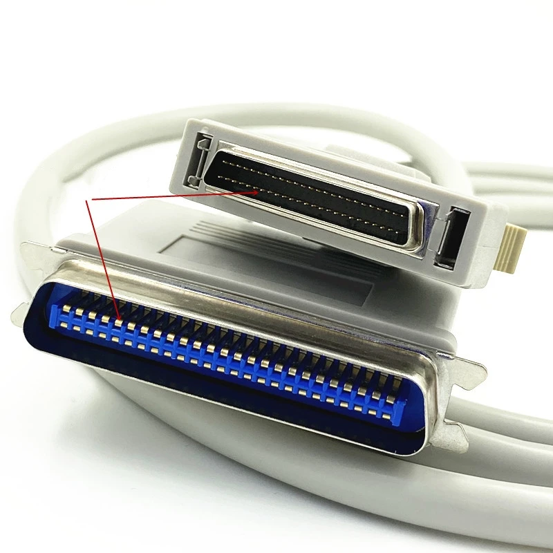 Cable SCSI HPDB50 DB50 macho a gran CN50, Cable de escáner macho, metralla a presión - imagen 5