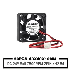 YOUNUON Ventilador Brushless 24V 40x40x10mm Rodamiento Bolas