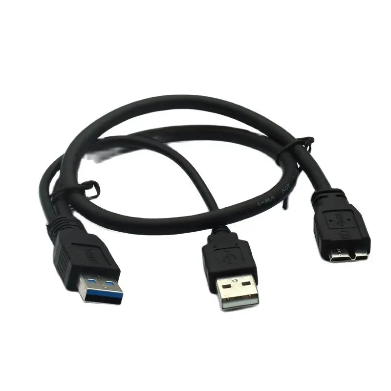 Cable USB 0,5 tipo A macho A Micro B Y, Cable de datos HDD, USB 3,0, 1M, 3,0 M, móvil para disco duro externo, de alta calidad - imagen 2