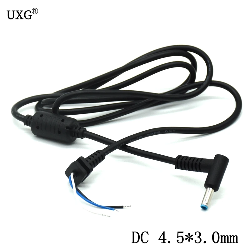 Fuente de alimentación DC 4,5x3,0mm, 4,5x3,0mm, Conector de enchufe con Cable/Cable para Hp Envy Pavilion 14 15, adaptador de ordenador portátil, Cable cargador - imagen 5