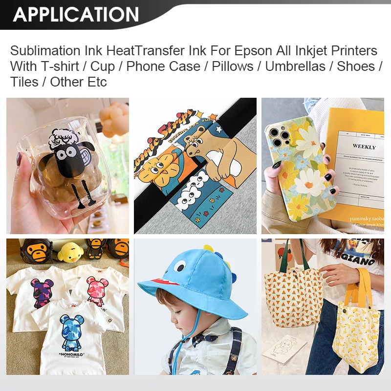 QSYRAINBOW 5 botellas de recarga de tinta de sublimación Universal 100ML para impresora de inyección de tinta Epson de escritorio Ecotank Workforce transferencia de calor - imagen 4