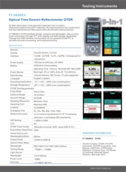 OTDR Pro Mini 980rev - 9 funciones, mapa de eventos 24 dB