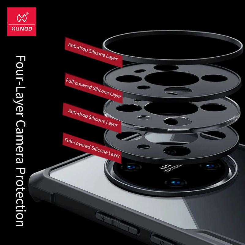 Xundd-funda a prueba de golpes para Huawei Mate40 Pro Plus, carcasa protectora transparente para Huawei Mate 40E 40 Pro + Pro RS - imagen 3