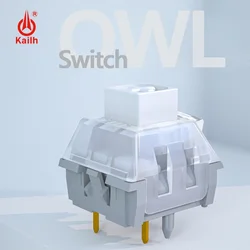 Kailh White Owl V2 - Interruptores Mecánicos Clicky RGB 70g