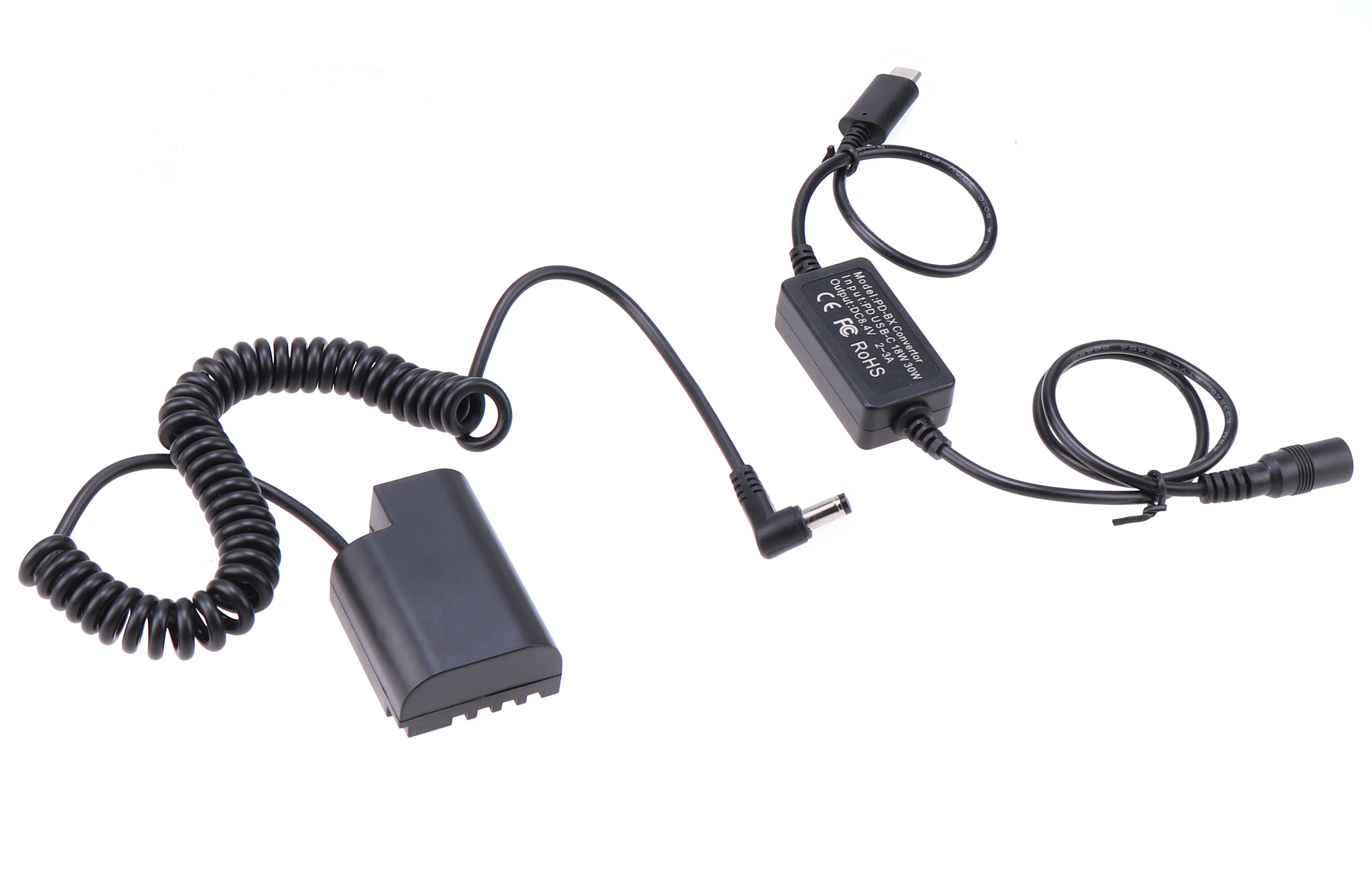 Fotga Power Bank Cable adaptador de corriente USB tipo C a salida CC + batería simulada de DMW-BLF19 para cámara Panasonic GH3 GH4 GH5 GH5S - imagen 5