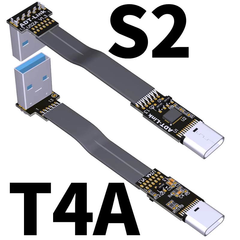 Cable Extensión USB A-C Ángulo 90° - imagen 4