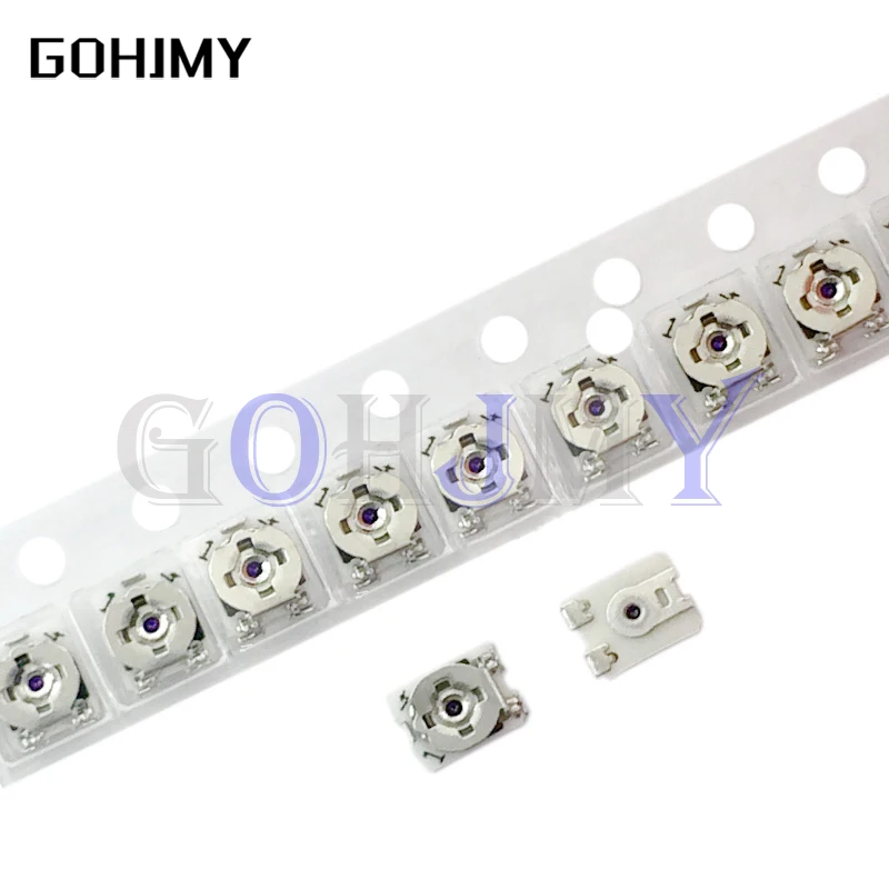 Resistencia Variable ajustable SMD 3x3, 10 piezas, 100, 500, 1K, 2K, 5K, 10K, 20K, 50K, 100K, 1M, potenciómetro de corte ohm
