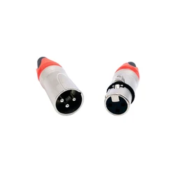 Conector XLR 3 Pines Macho-Hembra Audio Profesional