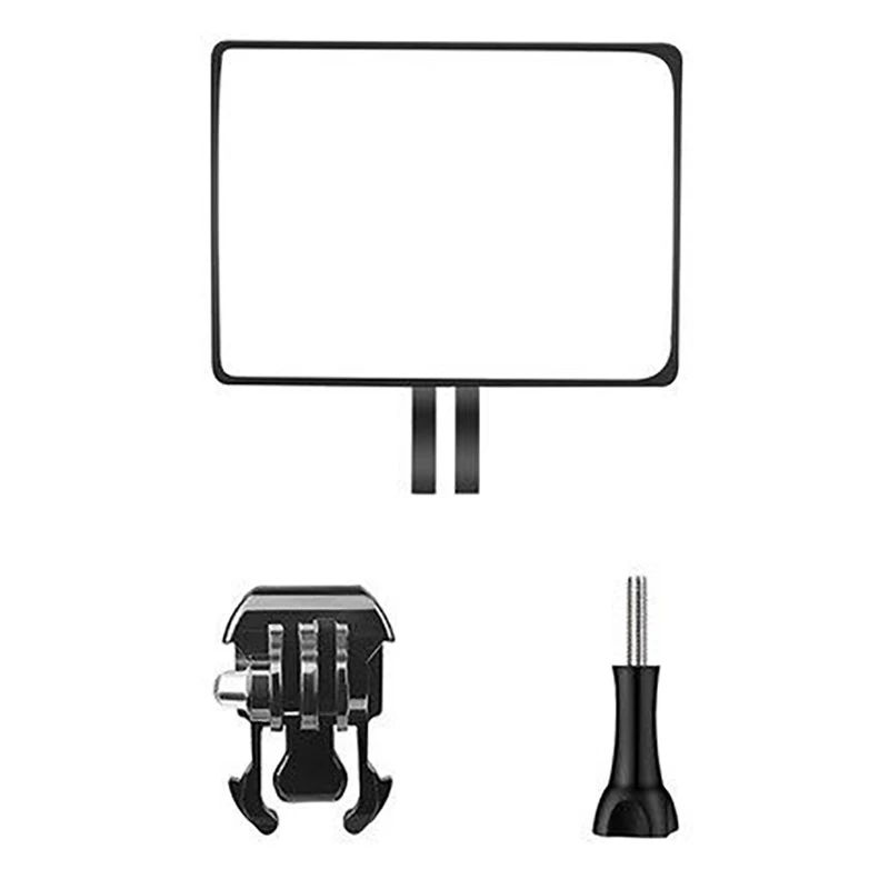 Accesorios de refractor de espejo para gopro hero 12, hero 11, hero 10, hero 9, hero8, hero 7/6/5, gopro9, negro