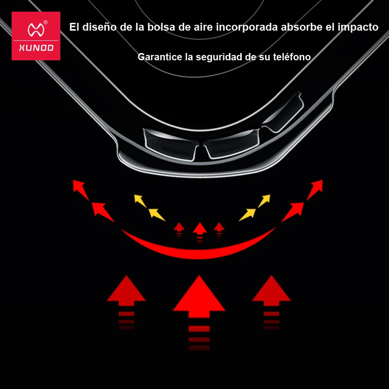 POCO F3 funda Airbag Xundd – carcasa transparente a prueba de golpes