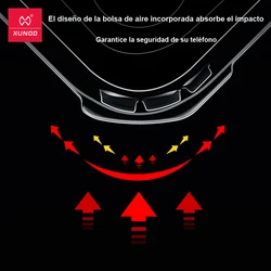POCO F3 funda Airbag Xundd – carcasa transparente a prueba de golpes
