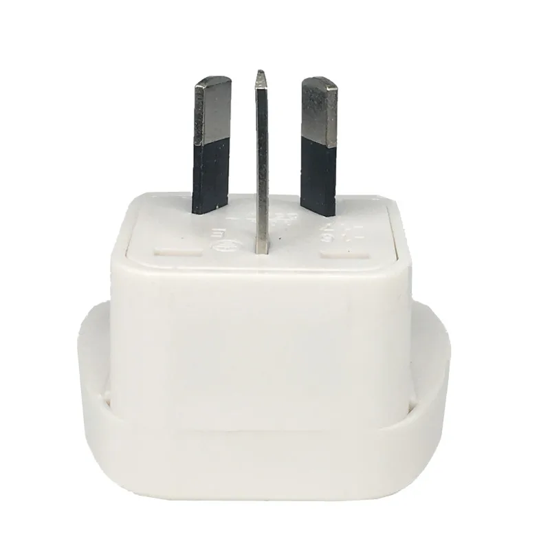 Adaptador de enchufe Universal a AU/CN, retorno UE/EE. UU./AU/Reino Unido, aislamiento semipegamento, salida de 3 pines, toma de corriente de viaje, puerta de seguridad - imagen 3