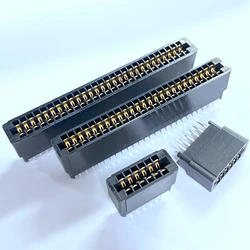 Conector borde 2,54 mm para PCB - Pin recto y enchufe Bus dorado
