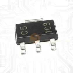 50-100-200PCS Nuevo regulador de voltaje UA78M05CDCYR UA78M05 pantalla de seda C5 SOT-223