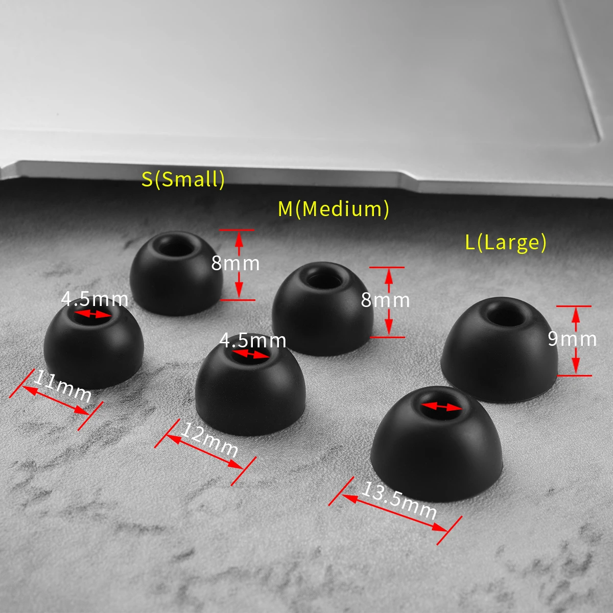 6 uds almohadillas de silicona para Beats Fit Pro auriculares compatibles con auriculares inalámbricos TWS auriculares antideslizantes tapones para los oídos - imagen 3