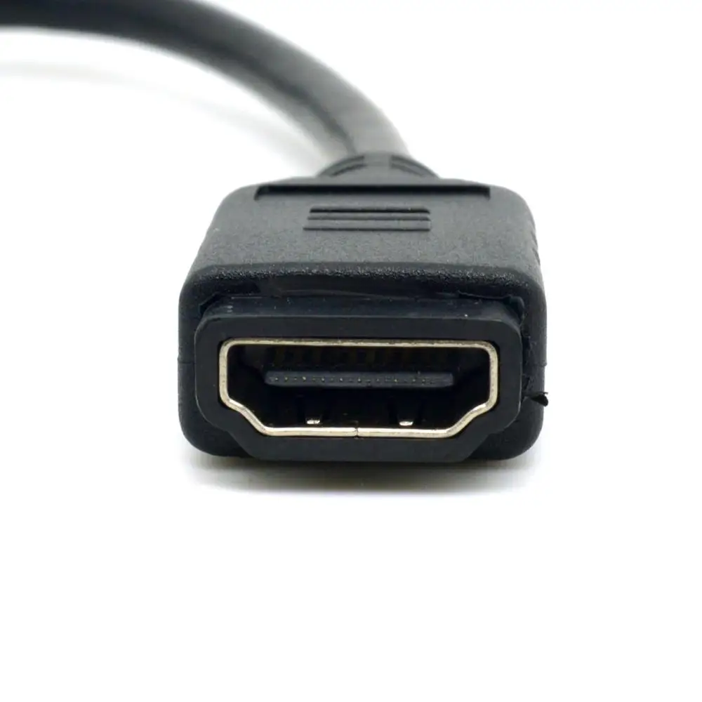 Cable De Audio De Alta Velocidad HD-1,4 tipos E Macho A Tipo A Hembra, Vídeo, 0,3 M, Sistema De Conexión Automotriz, Conector - imagen 4