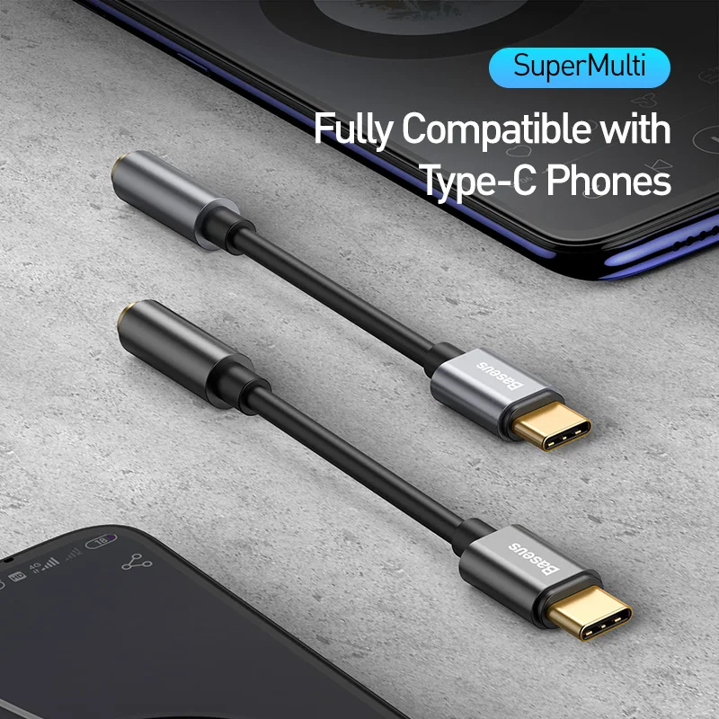 Adaptador Baseus USB-C a Jack 3,5mm – Sonido Hi-Fi - imagen 5