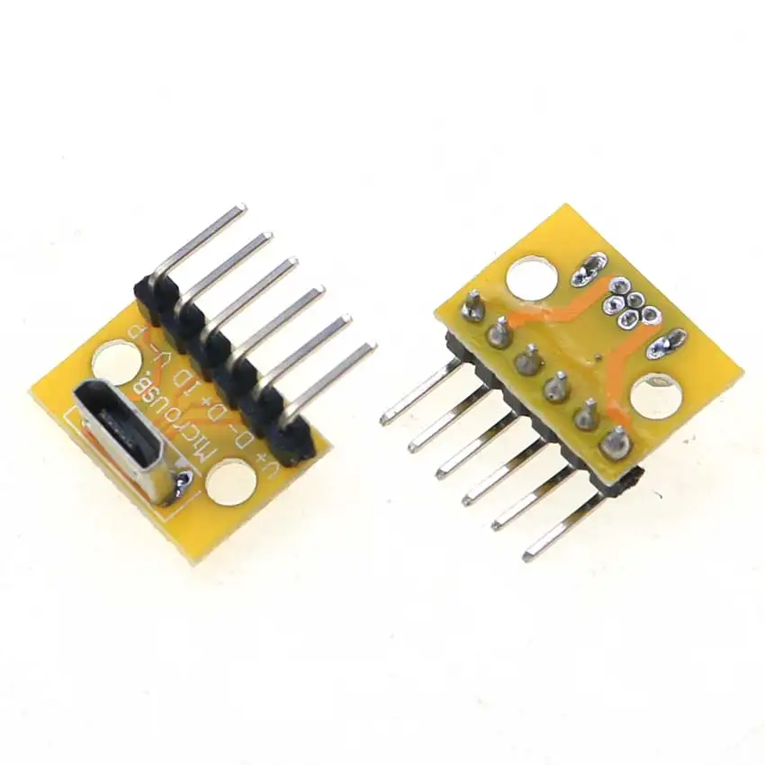 Cltgxdd-Cable de carga de datos de 1 piezas, placa de prueba Jack con cabezal de Pin, conector macho hembra Micro USB de 90/180 grados - imagen 4