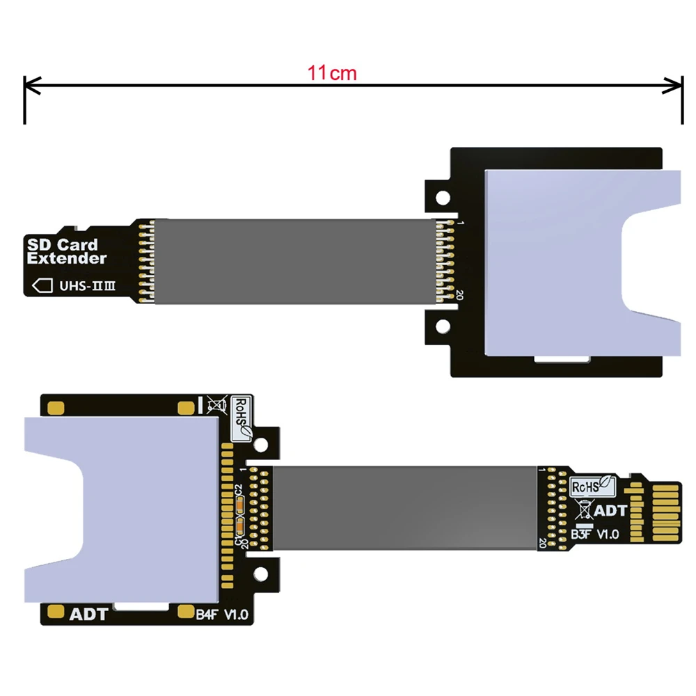 Adaptador de Cable de extensión de tarjeta TF Micro SD macho a hembra, adaptador Flexible SD/SDHC/SDXC, UHS-III UHS-3 - imagen 4