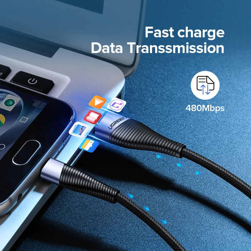Cable Micro USB UGREEN Carga Rápida Android - imagen 5
