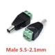 DC Green Male 2.1mm