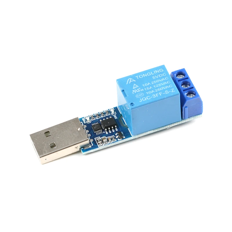Módulo de relé USB tipo LCUS-1, convertidor electrónico PCB, interruptor de Control inteligente USB SRD-05VDC-SL-C 5V 10A Rele - imagen 5