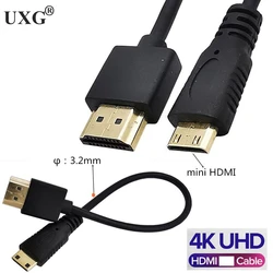Cable Mini HDMI 2.0 4K para Cámara réflex