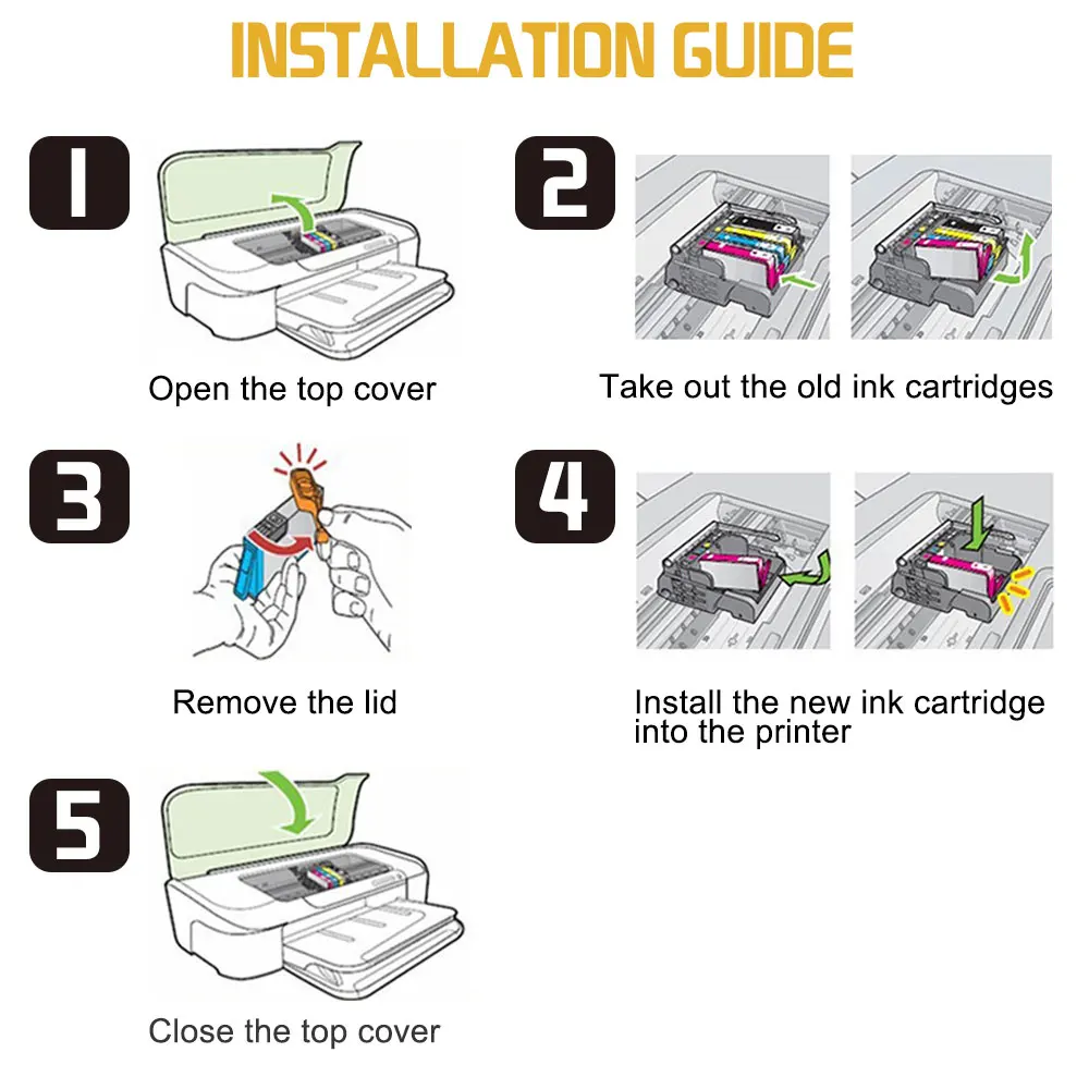 Cartucho de tinta 520 521 XL para impresora Canon 520XL 521XL Canon520 Compatible con PIXMA MP640 MP980 MP990 MP1900 MX860 MX87 - imagen 3