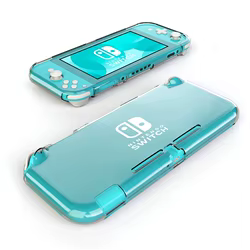 Funda de TPU NS Switch Lite, funda de TPU transparente a prueba de golpes, Protector transparente Compatible con consola de juegos Nintendo Switch Lite