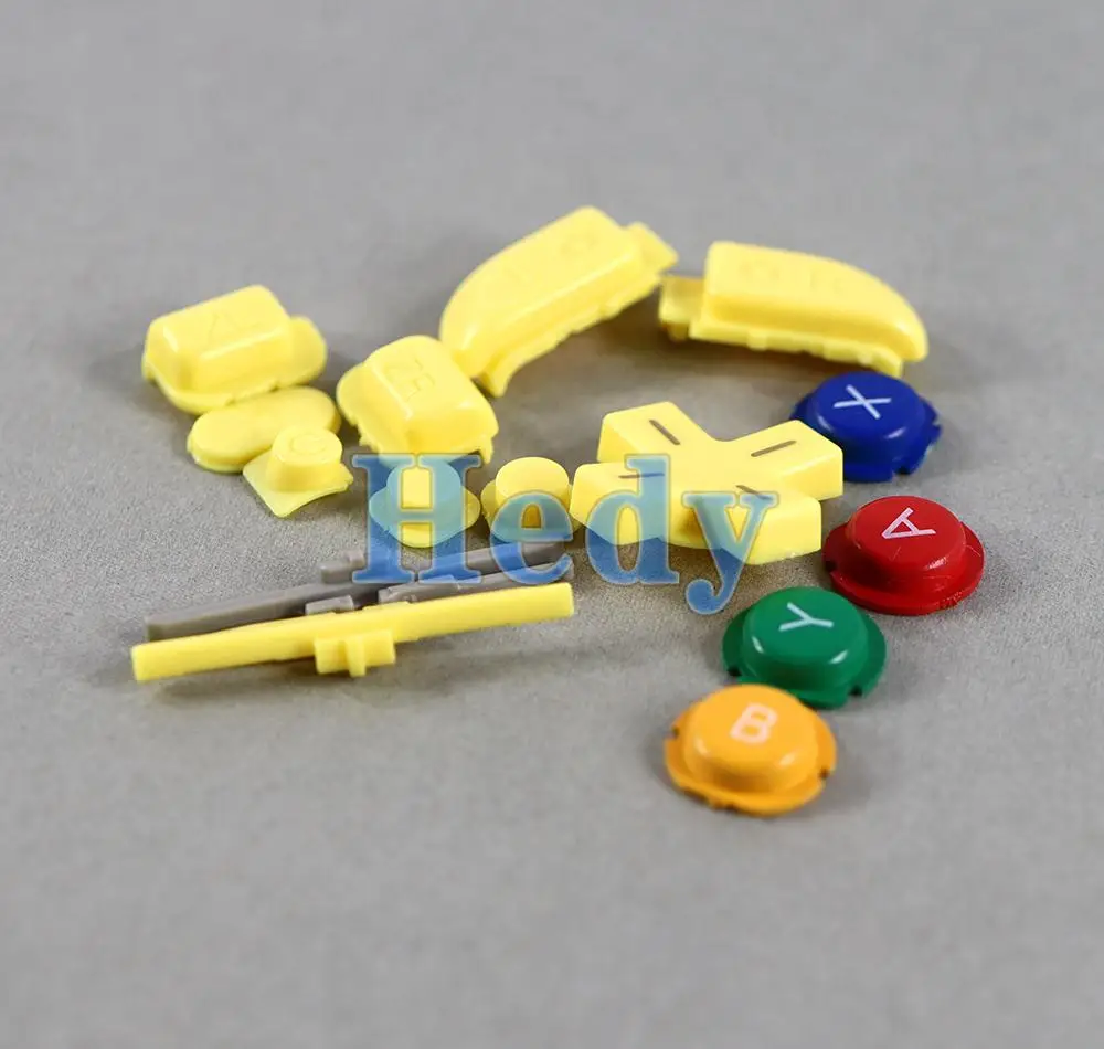 Lèvent d'alimentation de remplacement pour nouveau 3DSXL, 3DSLL, inviter D Pad, A, B, X, Y, L, R, ZL, ZR, Home ON, 10 ensembles - imagen 4