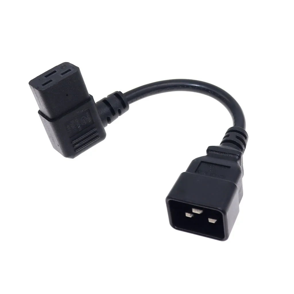 Cable de alimentación IEC320 C20 a ángulo recto C19 para servidor/PDU 16A Cable de alimentación de computadora de alta resistencia en forma de L - imagen 5