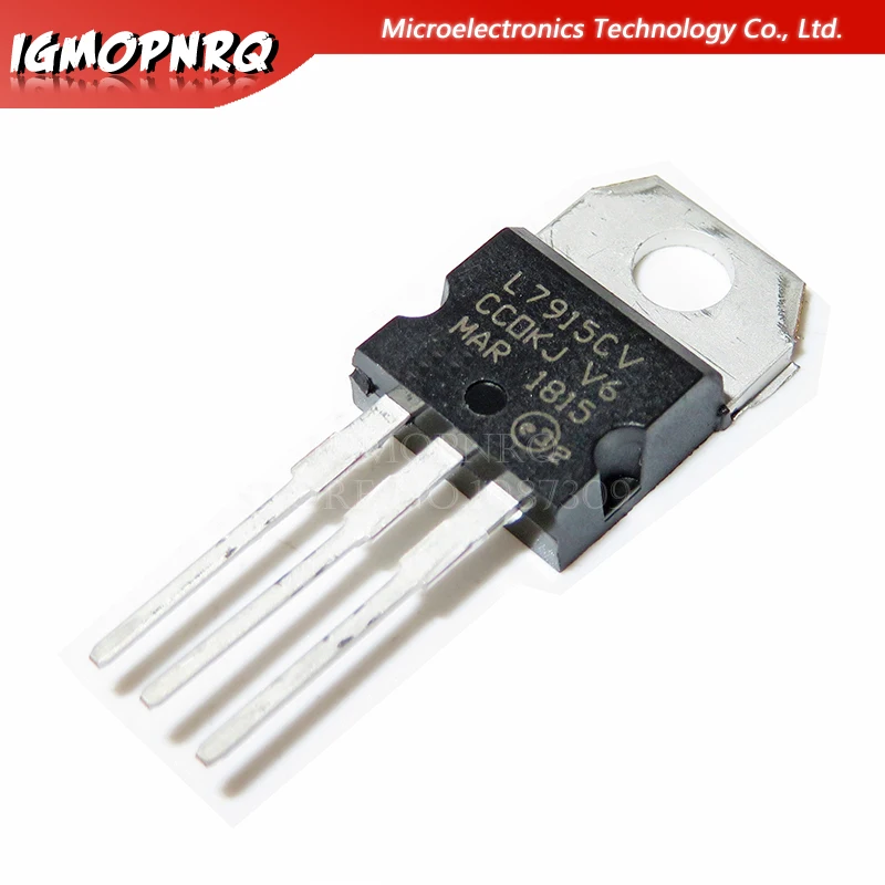 Regulador de voltaje L7915CV L7915 KA7915 MC7915, 15 V 1.5A TO-220 nuevo y original, 10 Uds.
