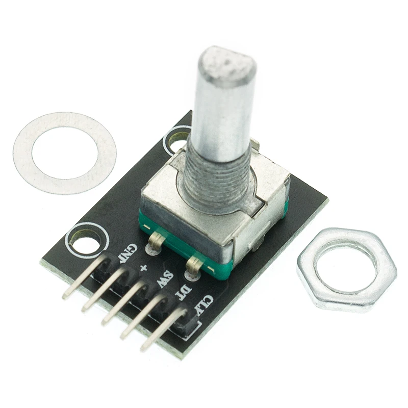 Módulo codificador rotatorio de 360 grados para placa de desarrollo de interruptor de Sensor de ladrillo Arduino KY-040 con pines - imagen 4