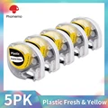 5PK Yellow Plastic