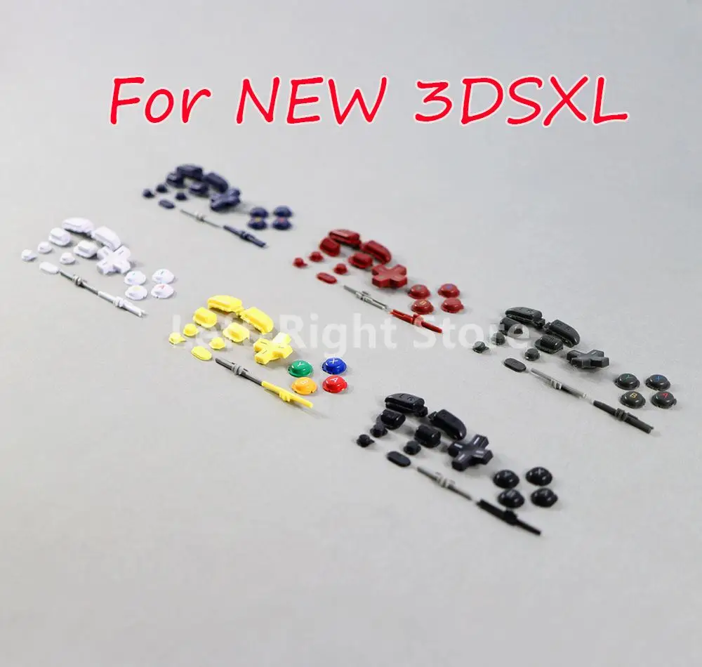 2 juegos para Nintendo nuevo 3DS XL/nuevo 3DS LL 2015 nueva versión D Pad para Nintendo nueva consola 3DSXL A B X YButton botones de encendido para el hogar - imagen 4
