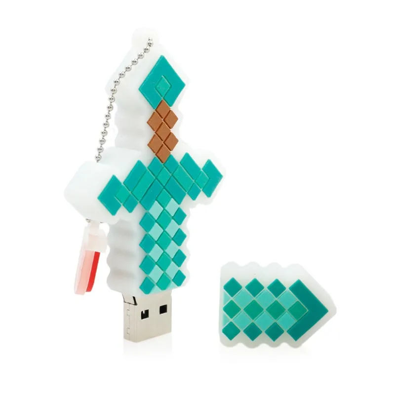Sword-unidad Flash USB, Pendrive de dibujos animados de 8GB, 16GB, 32GB, 64GB, tarjeta Flash, regalos creativos geniales de 128GB y 4GB - imagen 2