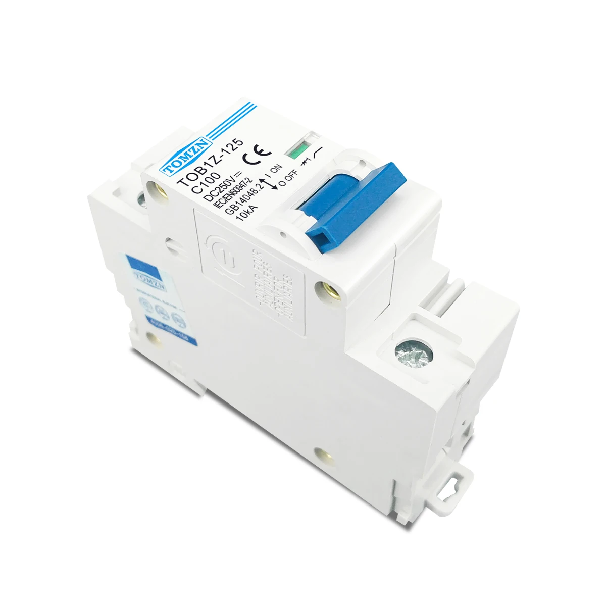 1P DC MCB 80A 100A 125A 250V disyuntor para sistema fotovoltaico curva C MCB interruptor principal de batería - imagen 4