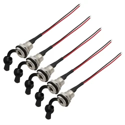 DC099 Adaptador Conector Hembra CC Roscado 5,5mm x 2,1mm con Cable