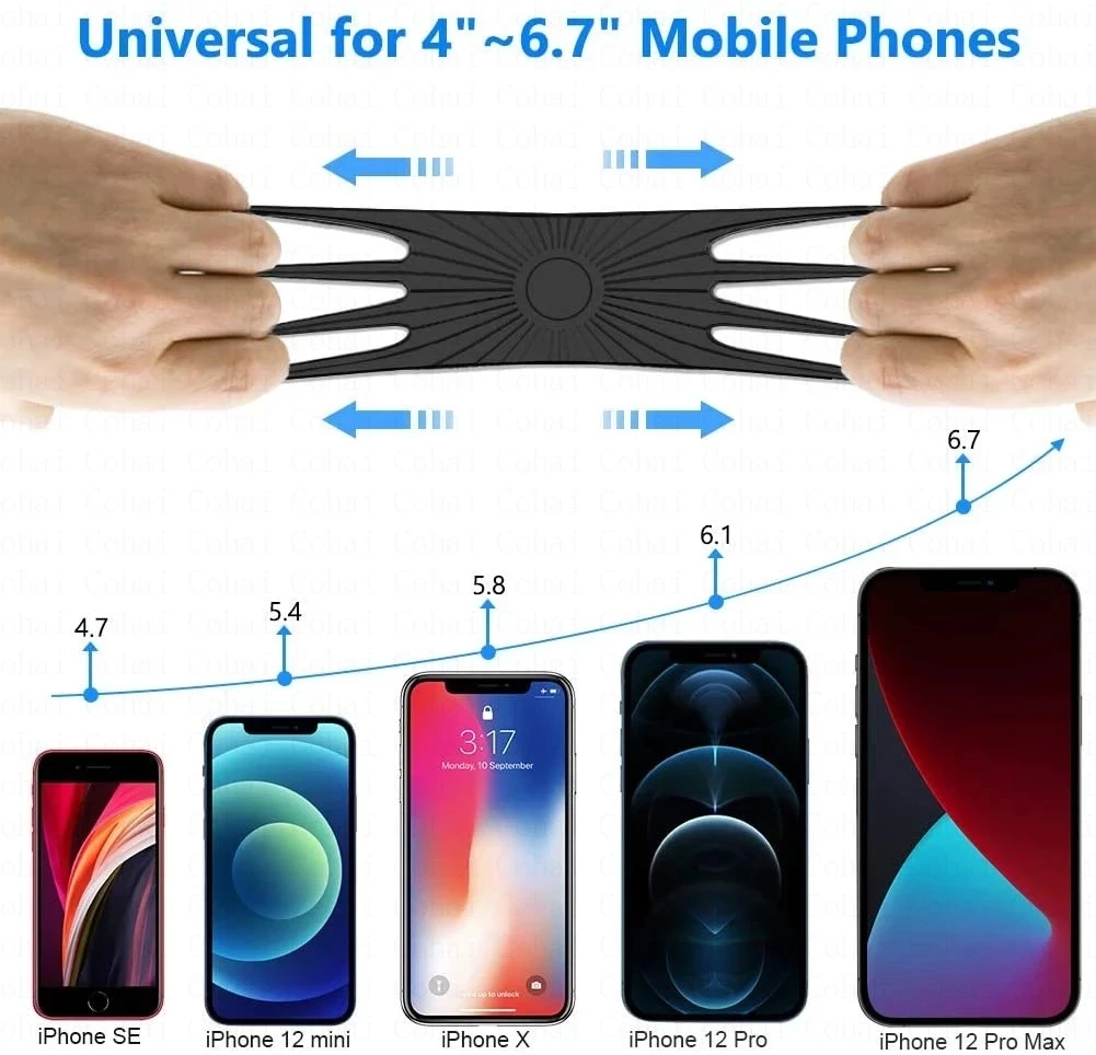 Soporte Universal para manillar de bicicleta, accesorio para teléfono móvil iPhone, Samsung, Xiaomi y Huawei - imagen 5