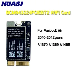 BCM943224 Tarjeta WiFi Bluetooth MacBook Air A1370/A1369/A1465/A1466