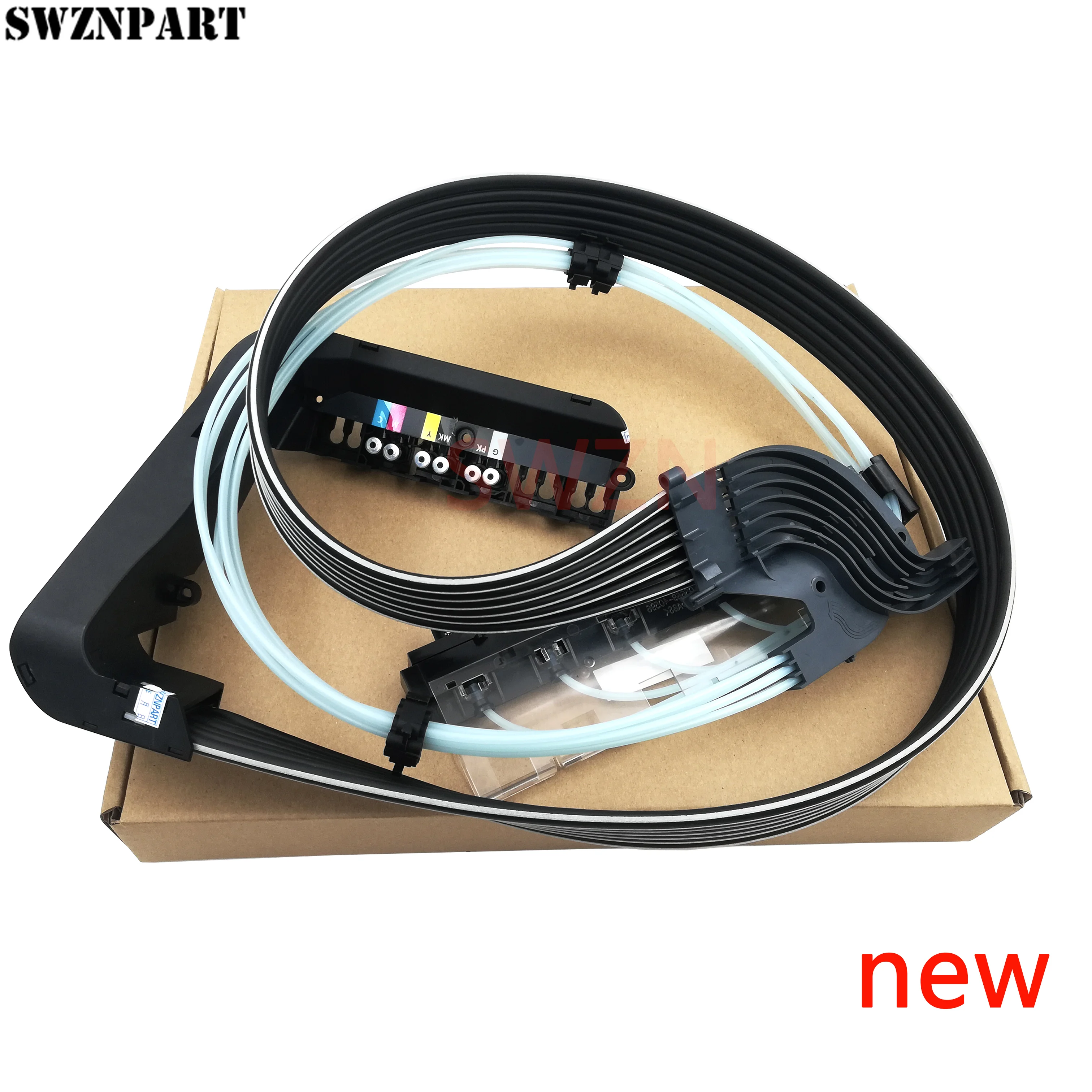 Q6687-60059 Q6683-60195 Tubos de suministro de tinta para trazadores de 44 y 24 pulgadas para HP Designjet T610 T1100 610 1100 - imagen 3