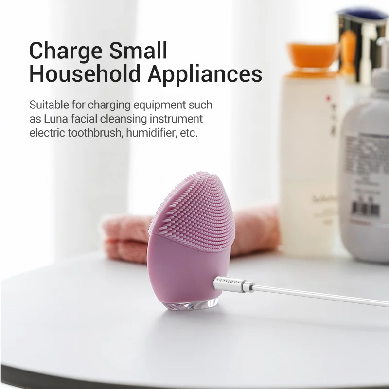 Vention USB a DC Cable de alimentación de 3,5 mm USB A a conector Jack 3,5 Adaptador de fuente de alimentación de 5 V para ventiladores USB HUB DC Cable de carga de 5,5 mm - imagen 4