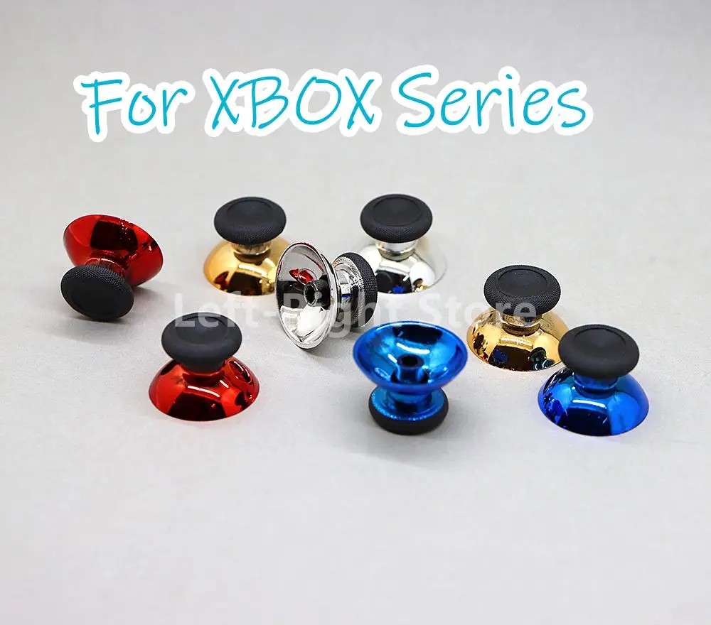 100 Uds para XBOX ONE controlador 3d palos de pulgar analógicos agarre tapa de Joystick cubierta de palancas para Microsoft XBox Series X S Chrome