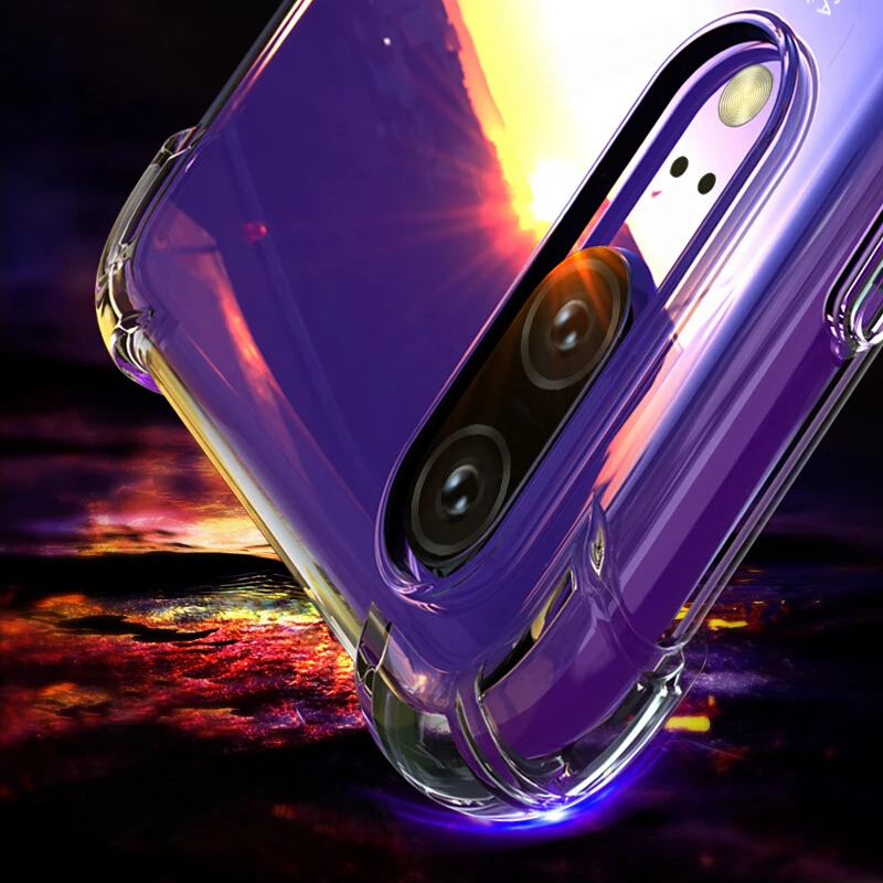 Funda de silicona suave bolsa de aire a prueba de golpes para Huawei Honor 9 10 20 Pro Lite 9i 10i 20i V9 Play V10 V20 funda transparente para teléfono - imagen 5