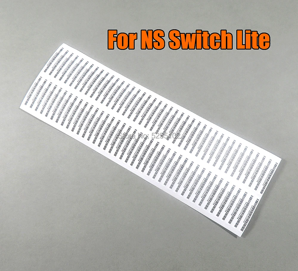 20 piezas carcasa trasera delgada etiqueta adhesiva de barra de pasta Labe para switch Lite para Nintendo Switch y controlador Lite