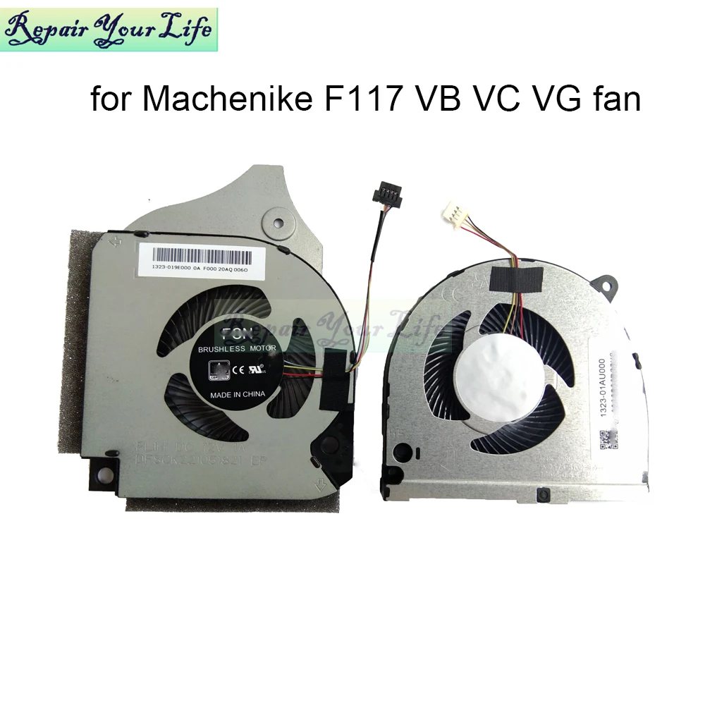 Ventilador de refrigeración para ordenador portátil, Enfriador de tarjeta gráfica para Machenike F117V, F117-VC, F117-VG, F117-VB2s, VD, F117-VD3s, 1323-01AU000 - imagen 2