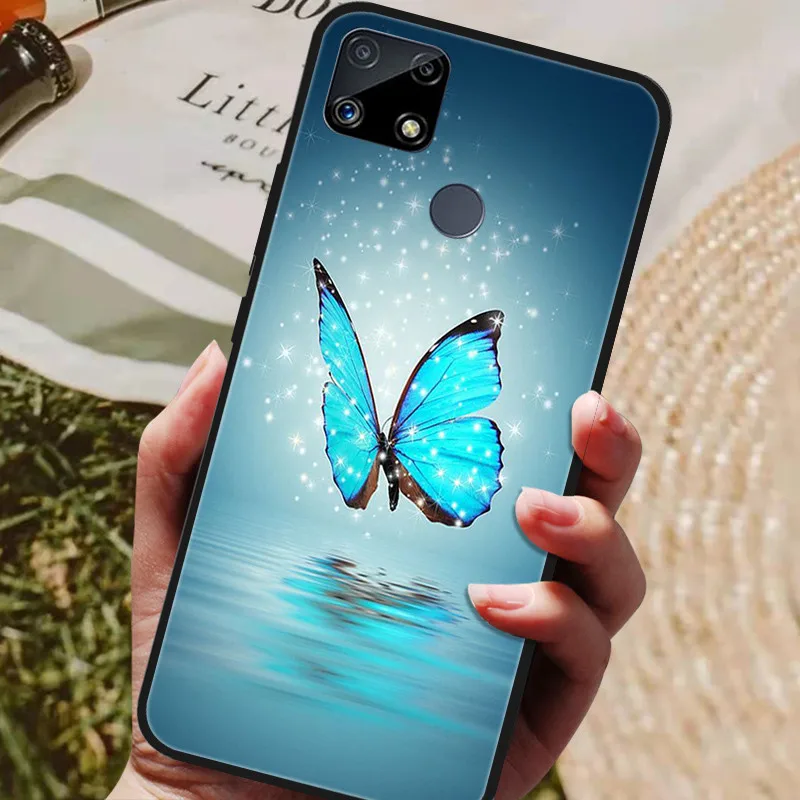 Para Realme C25s funda trasera de silicona funda de teléfono para Realme C25s RMX3195 C 25S C25 S fundas Realme C25s coque de parachoques suave - imagen 5