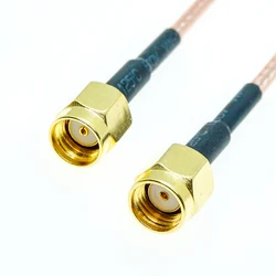 Cable Coaxial RP-SMA Conectores Macho RG316 Jumper Pigtail